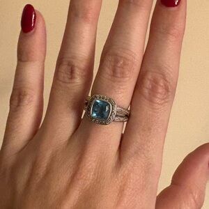 Effy Ring: Turquoise/Aquamarine (Size 7)